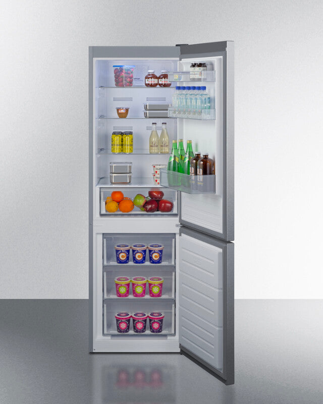 24" Wide Bottom Mount Refrigerator-Freezer - (FFBF124SS)