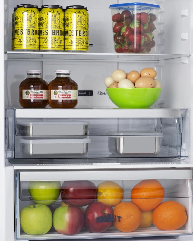 24" Wide Bottom Freezer Refrigerator With Icemaker - (FFBF181ES2IM) - SUMMIT