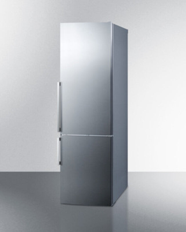 24" Wide Bottom Freezer Refrigerator - (FFBF246SS) - SUMMIT