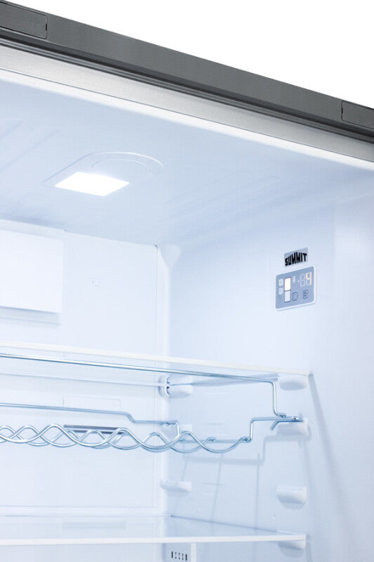 24" Wide Bottom Freezer Refrigerator With Icemaker - (FFBF247SSIM) - SUMMIT