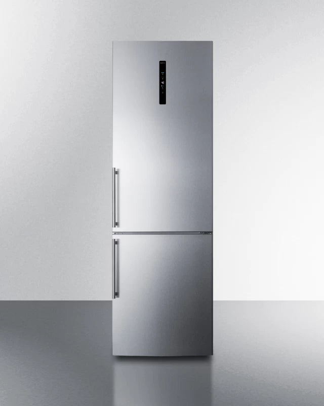 24" Wide Bottom Freezer Refrigerator - (FFBF249SS2) - SUMMIT