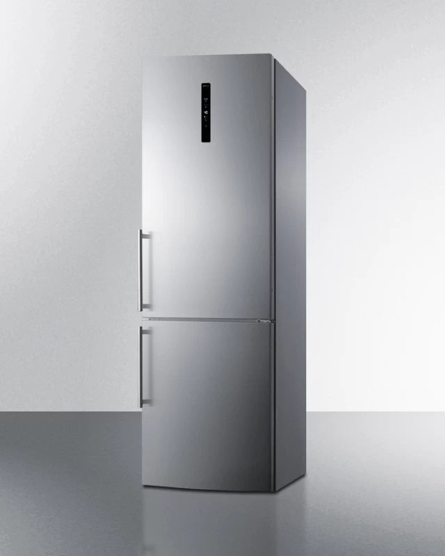 24" Wide Bottom Freezer Refrigerator With Icemaker - (FFBF249SS2IM) - SUMMIT