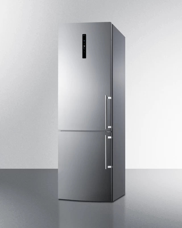 24" Wide Bottom Freezer Refrigerator - (FFBF249SS2LHD) - SUMMIT