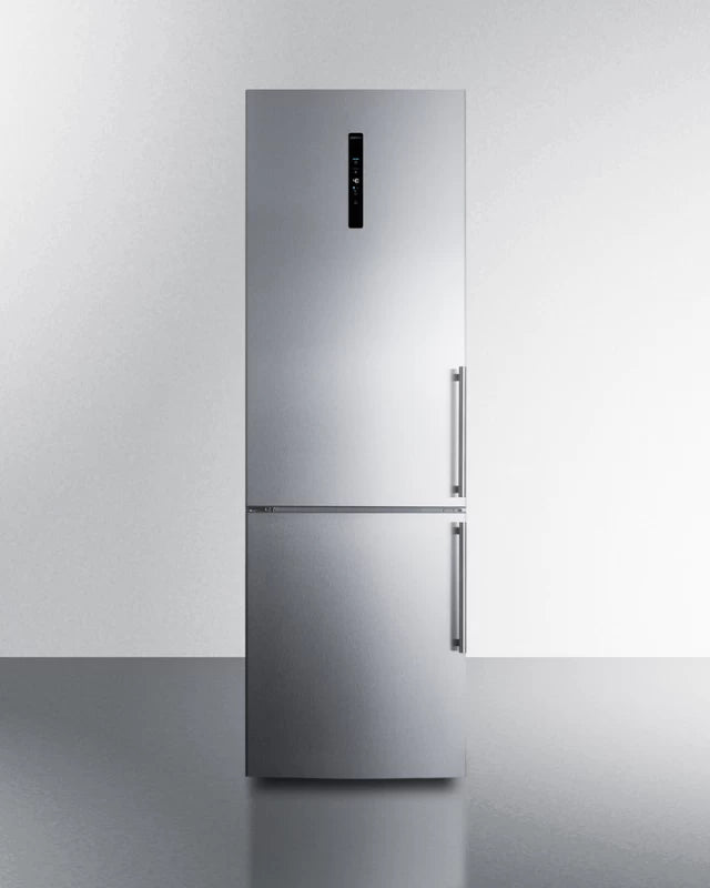 24" Wide Bottom Freezer Refrigerator - (FFBF249SS2LHD) - SUMMIT