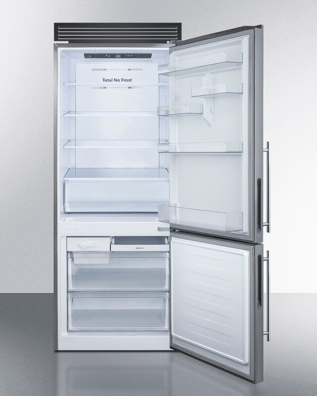 28" Wide Bottom Freezer Refrigerator - (FFBF279SSXH72) - SUMMIT