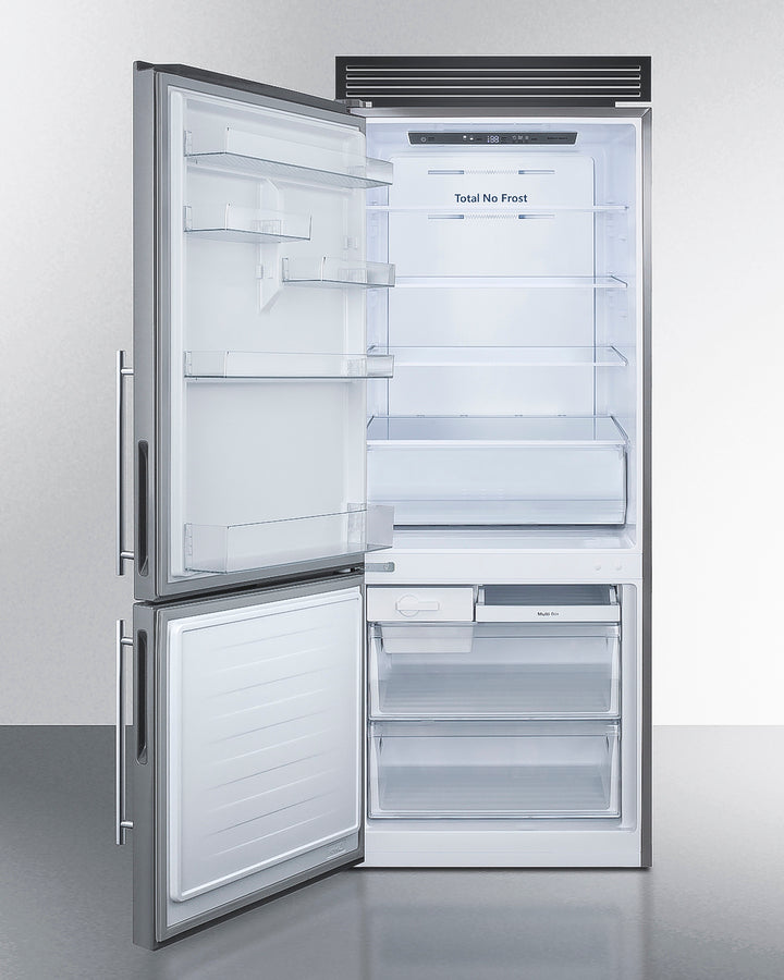 28" Wide Bottom Freezer Refrigerator - (FFBF279SSXH72LHD) - SUMMIT