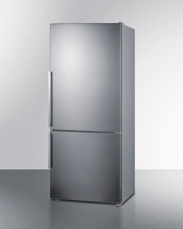 28" Wide Bottom Freezer Refrigerator - (FFBF283SS) - SUMMIT