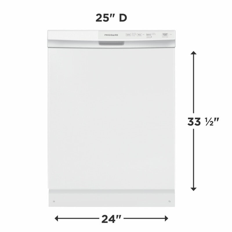 Frigidaire 24" Built-In Dishwasher - (FFCD2413UW) - FRIGIDAIRE
