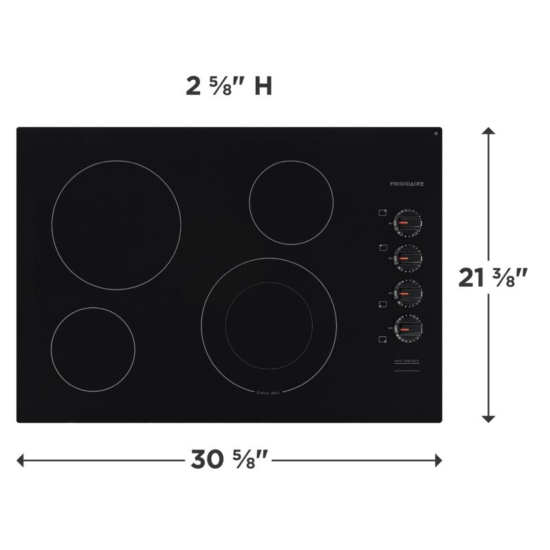 Frigidaire 30" Electric Cooktop - (FFEC3025US) - FRIGIDAIRE