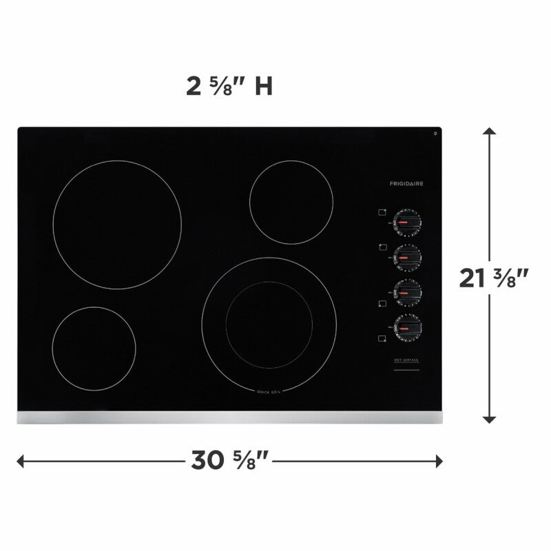 Frigidaire 30" Electric Cooktop - (FFEC3025US) - FRIGIDAIRE