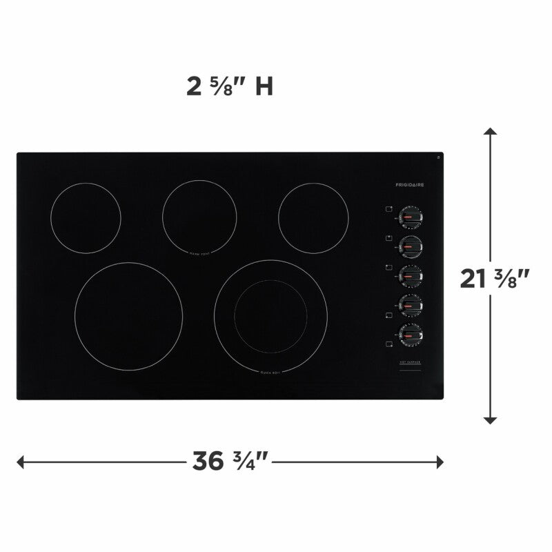 Frigidaire 36" Electric Cooktop - (FFEC3625UB) - FRIGIDAIRE