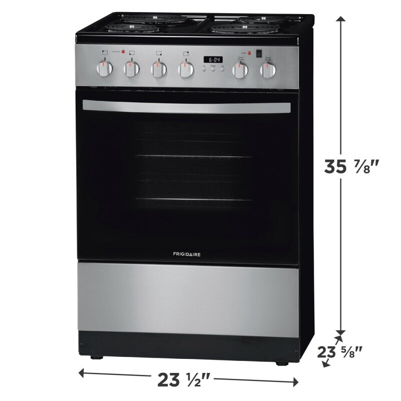 Frigidaire 24" Freestanding Electric Range - (FFEH2422UW) - FRIGIDAIRE
