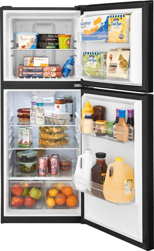 Frigidaire 10.1 Cu. Ft. Top Freezer Apartment-Size Refrigerator - (FFET1022UB) - FRIGIDAIRE