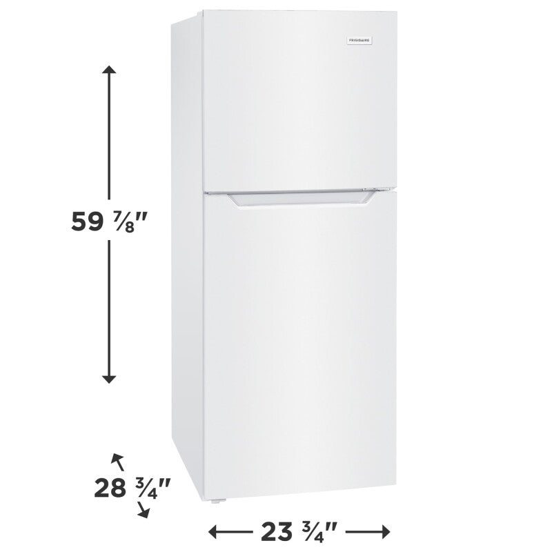 Frigidaire 11.6 Cu. Ft. Top Freezer Apartment-Size Refrigerator - (FFET1222UW) - FRIGIDAIRE
