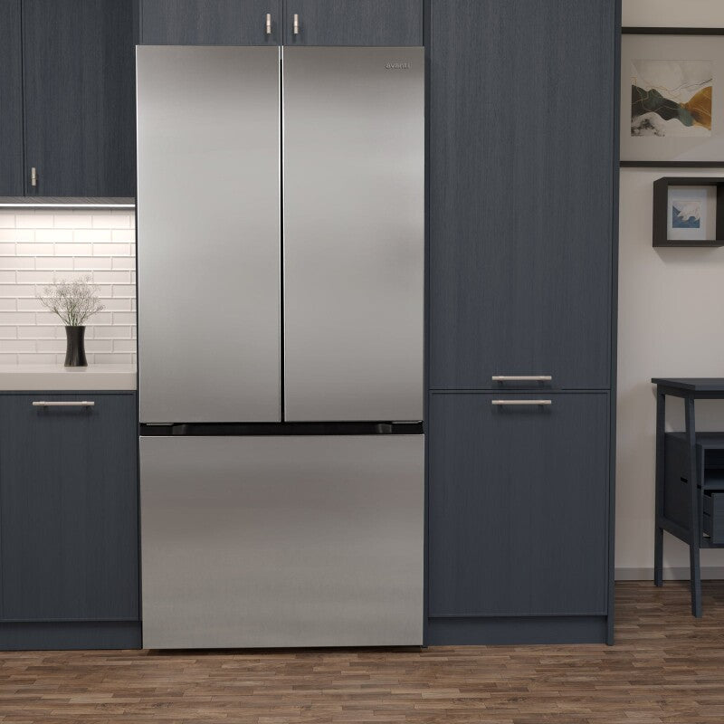 17.5 cu. ft. Frost Free French Door Refrigerator - (FFFDS175L3S) - AVANTI