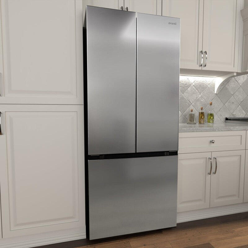 17.5 cu. ft. Frost Free French Door Refrigerator - (FFFDS175L3S) - AVANTI