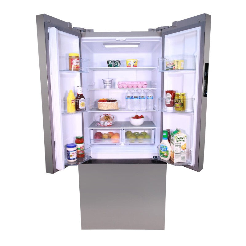 17.5 cu. ft. Frost Free French Door Refrigerator - (FFFDS175L3S) - AVANTI