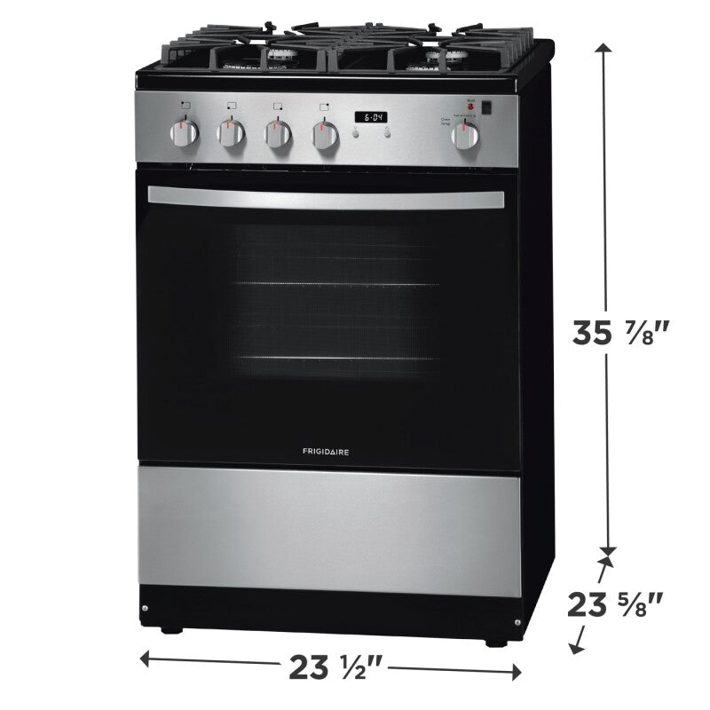 Frigidaire 24" Front Control Freestanding Gas Range - (FFGH2422US) - FRIGIDAIRE