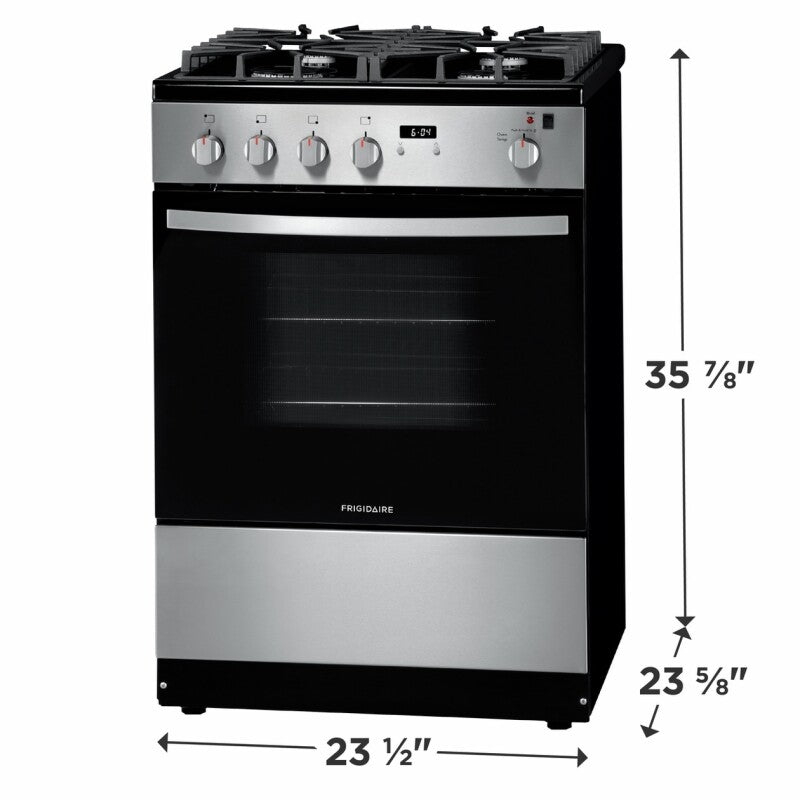 Frigidaire 24" Front Control Freestanding Gas Range - (FFGH2422US) - FRIGIDAIRE