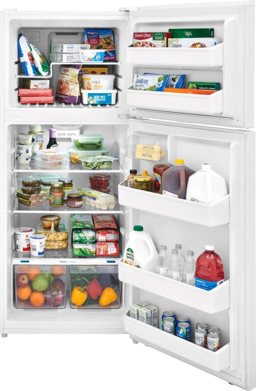 Frigidaire 17.6 Cu. Ft. Top Freezer Refrigerator - (FFHT1822UW) - FRIGIDAIRE
