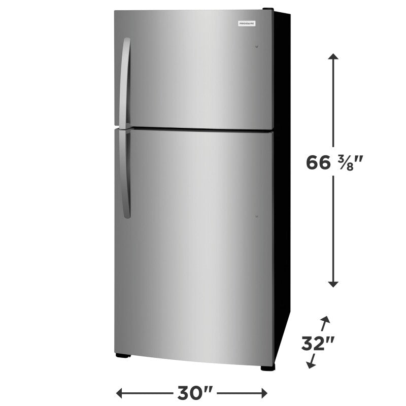 Frigidaire 20.0 Cu. Ft. Top Freezer Refrigerator - (FFHT2022AS) - FRIGIDAIRE