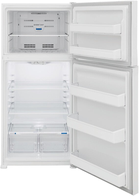 Frigidaire 20.0 Cu. Ft. Top Freezer Refrigerator - (FFHT2022AW) - FRIGIDAIRE