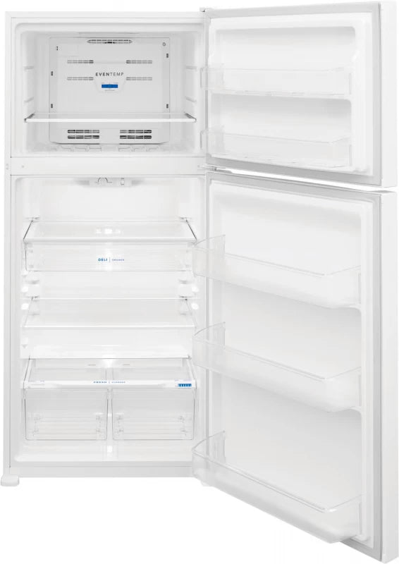 Frigidaire 20.0 Cu. Ft. Top Freezer Refrigerator - (FFHT2045VW) - FRIGIDAIRE