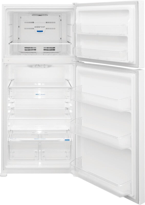 Frigidaire 20.0 Cu. Ft. Top Freezer Refrigerator - (FFTR2045VW) - FRIGIDAIRE