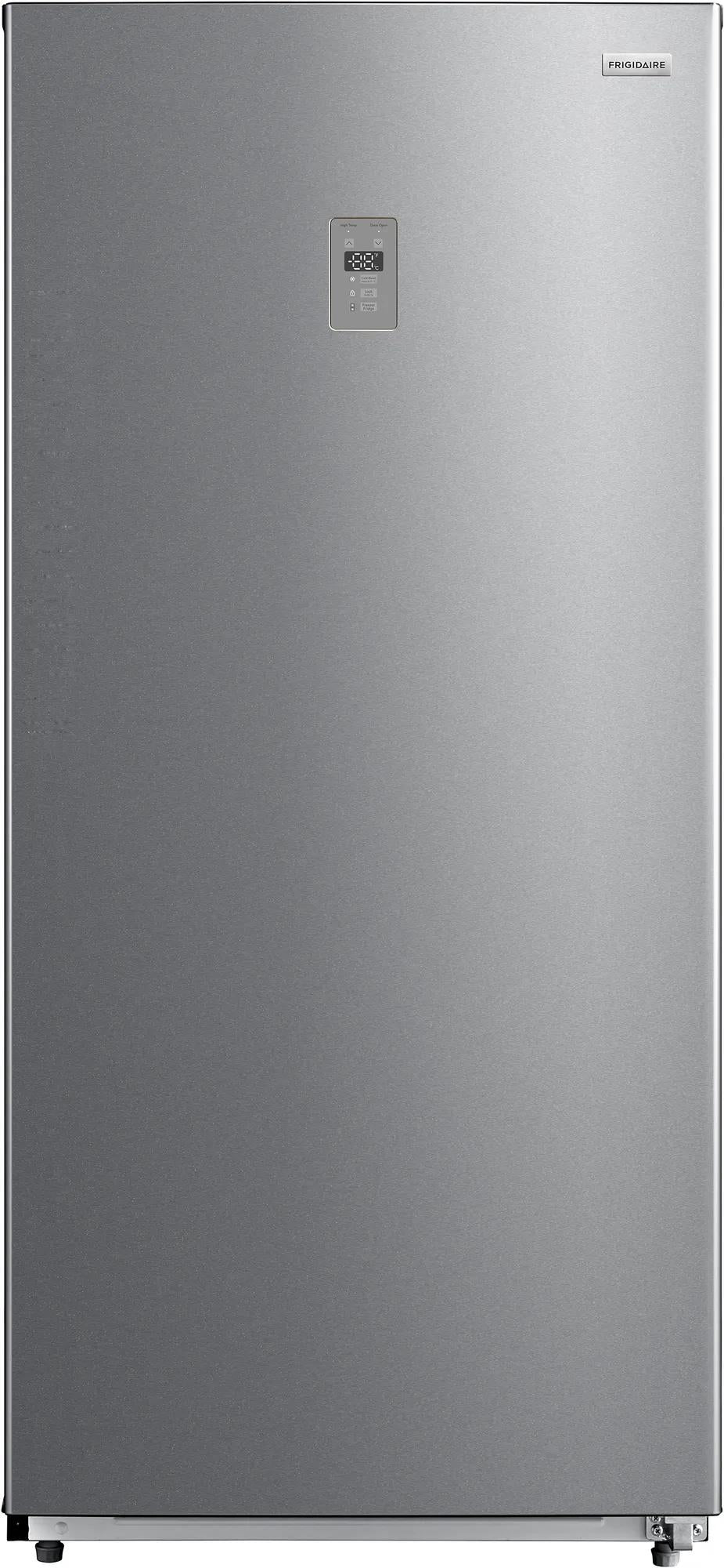 Frigidaire 15 Cu. Ft. Garage-Ready Upright Convertible Freezer / Refrigerator, Fingerprint-Resistant Stainless Steel Look
