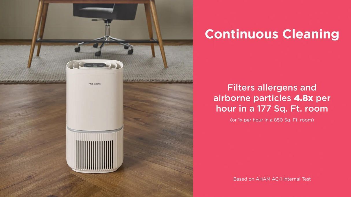 Frigidaire PureA300 HEPA Air Purifier with Wi-Fi, Energy Star, for Rooms up to 850 Sq. Ft., White