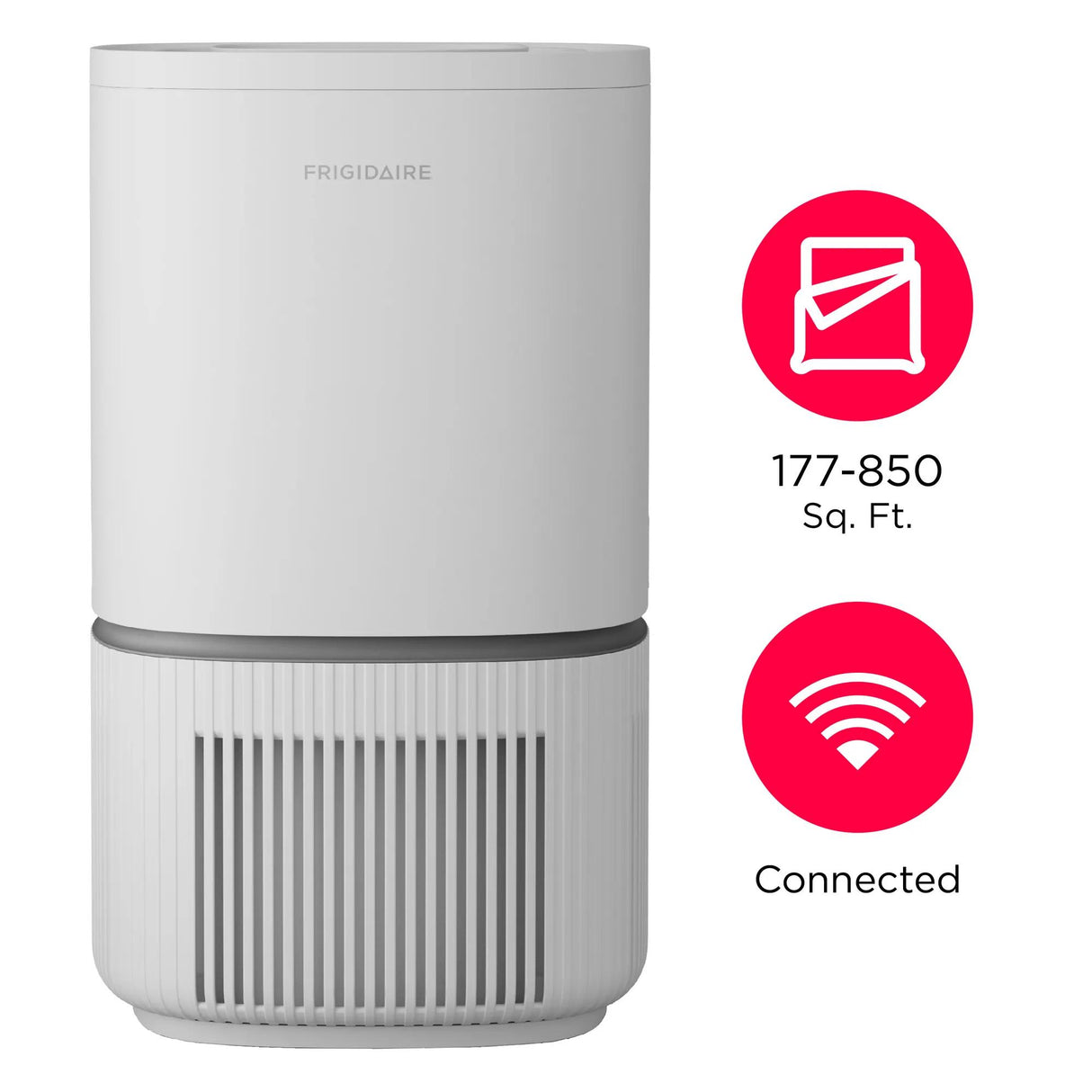 Frigidaire PureA300 HEPA Air Purifier with Wi-Fi, Energy Star, for Rooms up to 850 Sq. Ft., White