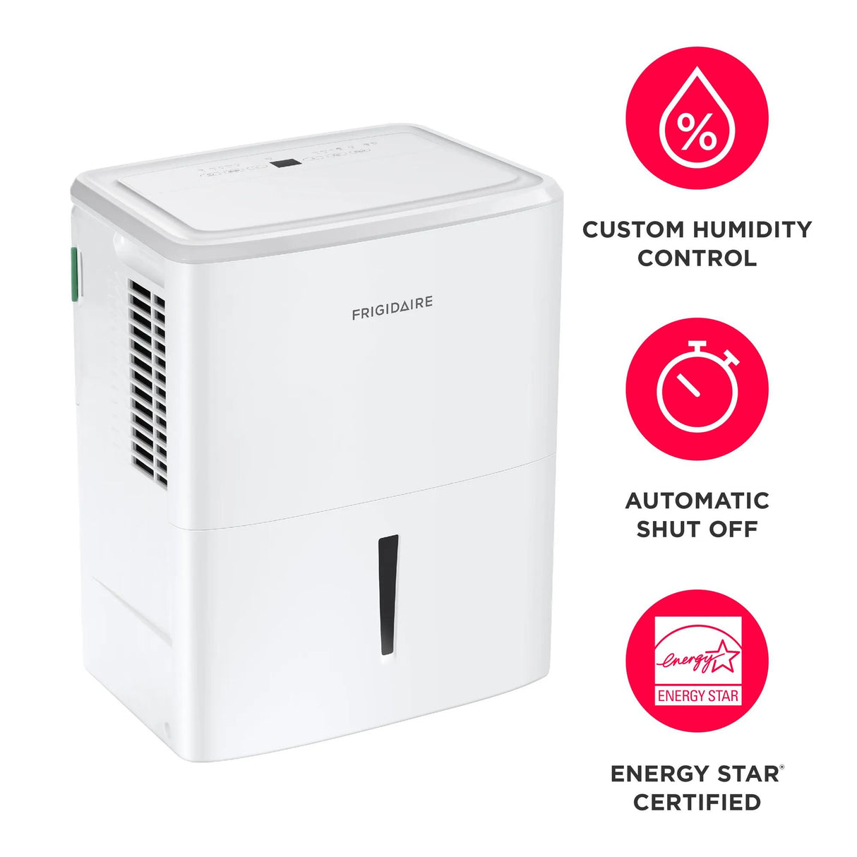 Frigidaire 22-Pint Smart Wi-Fi Dehumidifier, Energy Star, for Rooms up to 1,500 Sq. Ft., White
