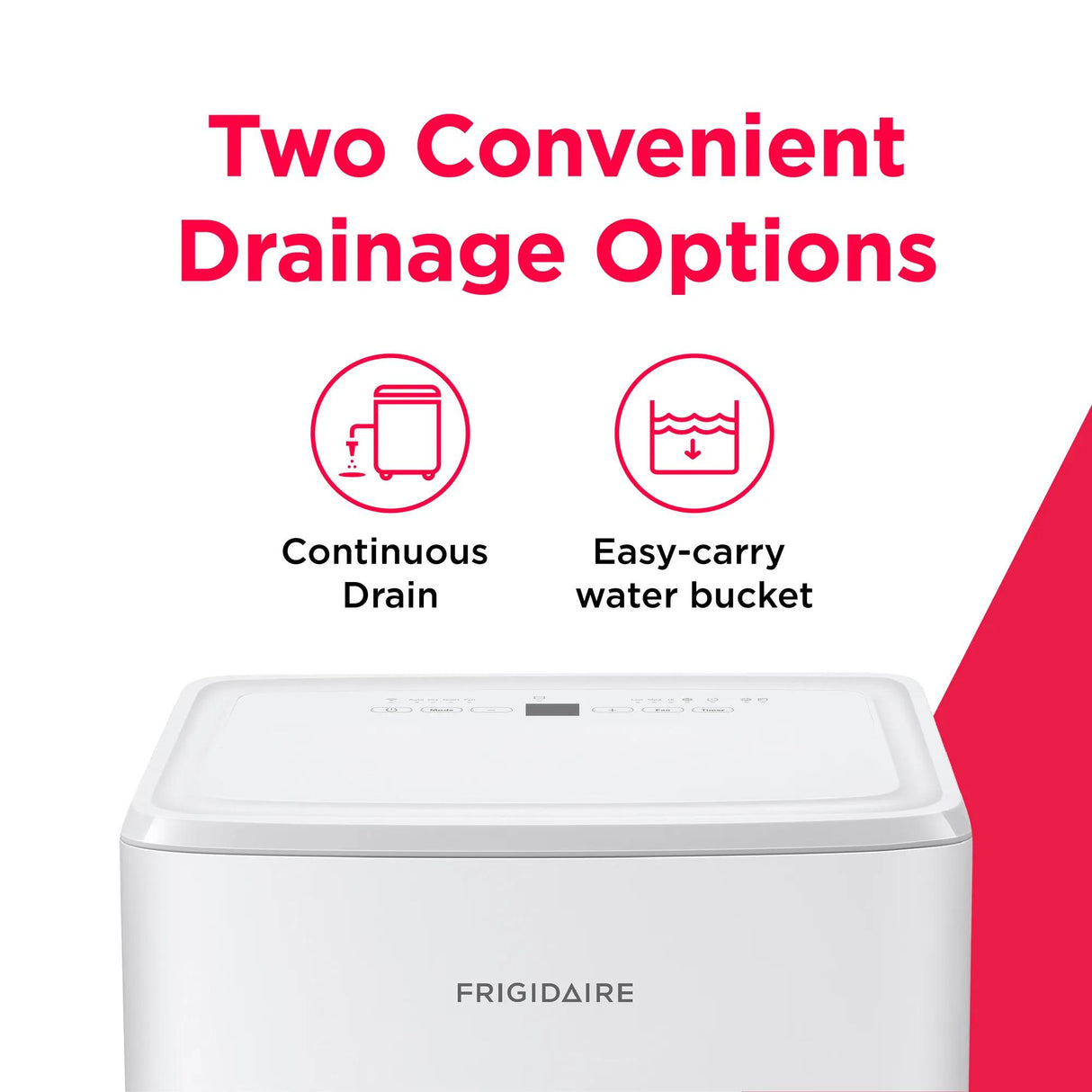Frigidaire 50-Pint Smart Wi-Fi Dehumidifier, Energy Star, for Rooms up to 4,500 Sq. Ft., White