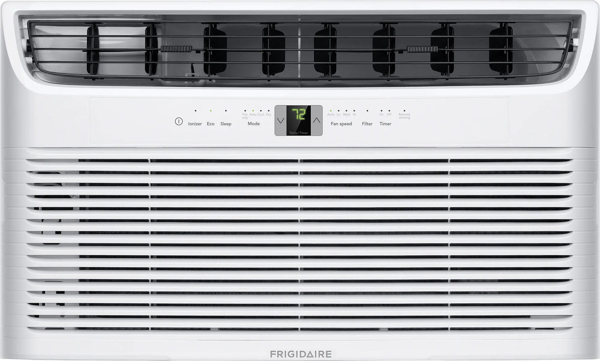 Frigidaire 8,000 BTU Through-the-Wall Air Conditioner with Remote, Cools 350 Sq. Ft., White - FHTC083WB1