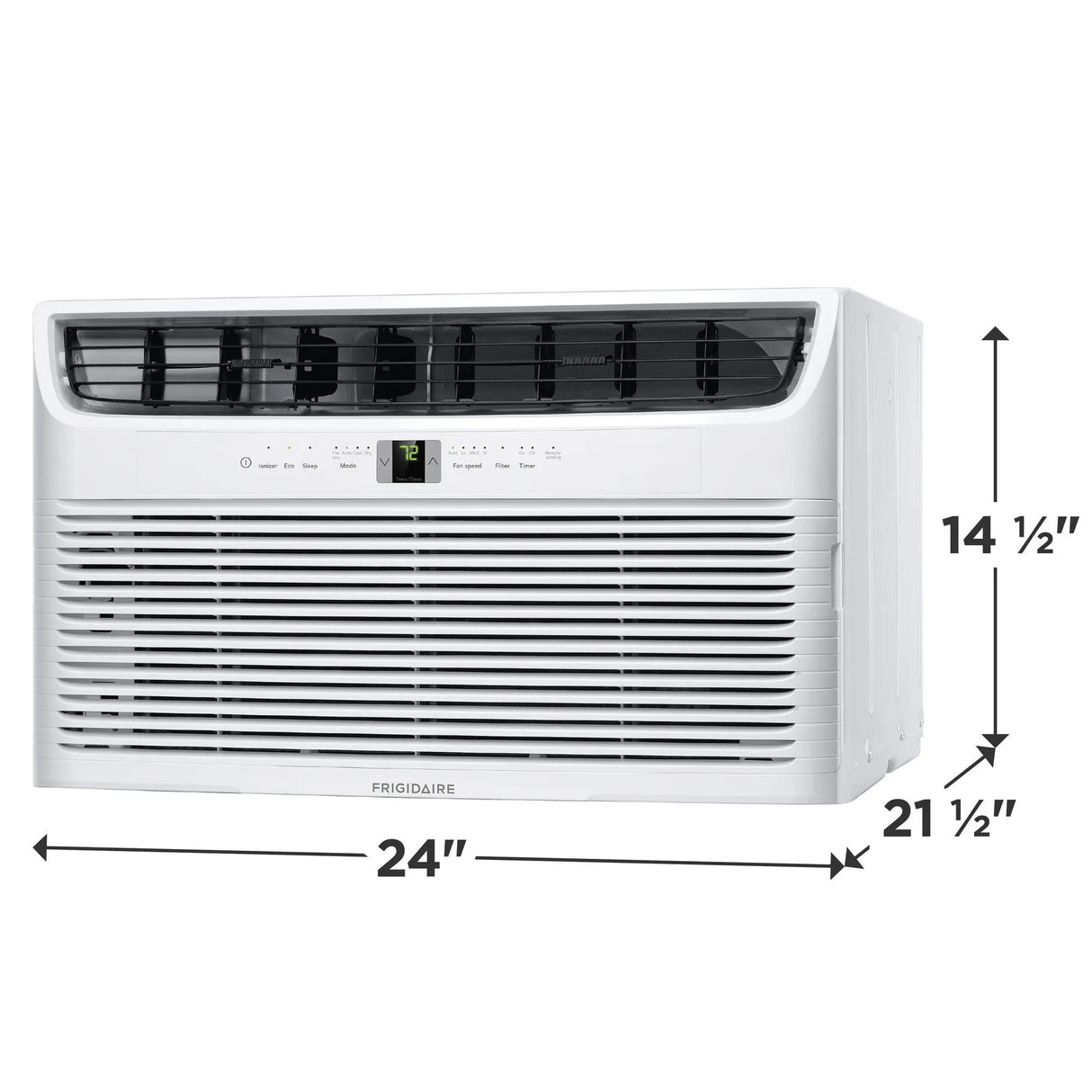 Frigidaire 12,000 BTU Through-the-Wall Air Conditioner, 208/230V, with Remote, White - FHTC123WB2
