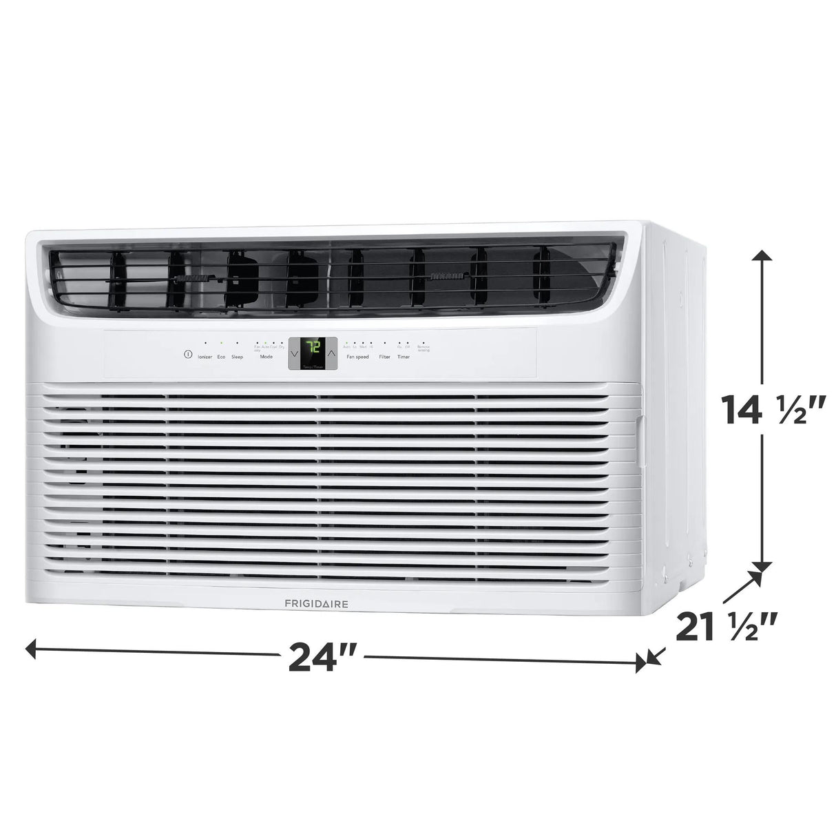Frigidaire 14,000 BTU Through-the-Wall Room Air Conditioner, 208/230V, White - FHTC142WA2