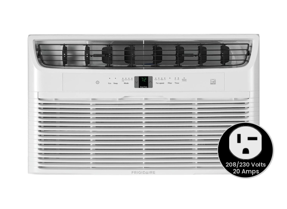 Frigidaire 10,000 BTU Built-In Room Air Conditioner with Supplemental Heat - (FHTE103WA2)