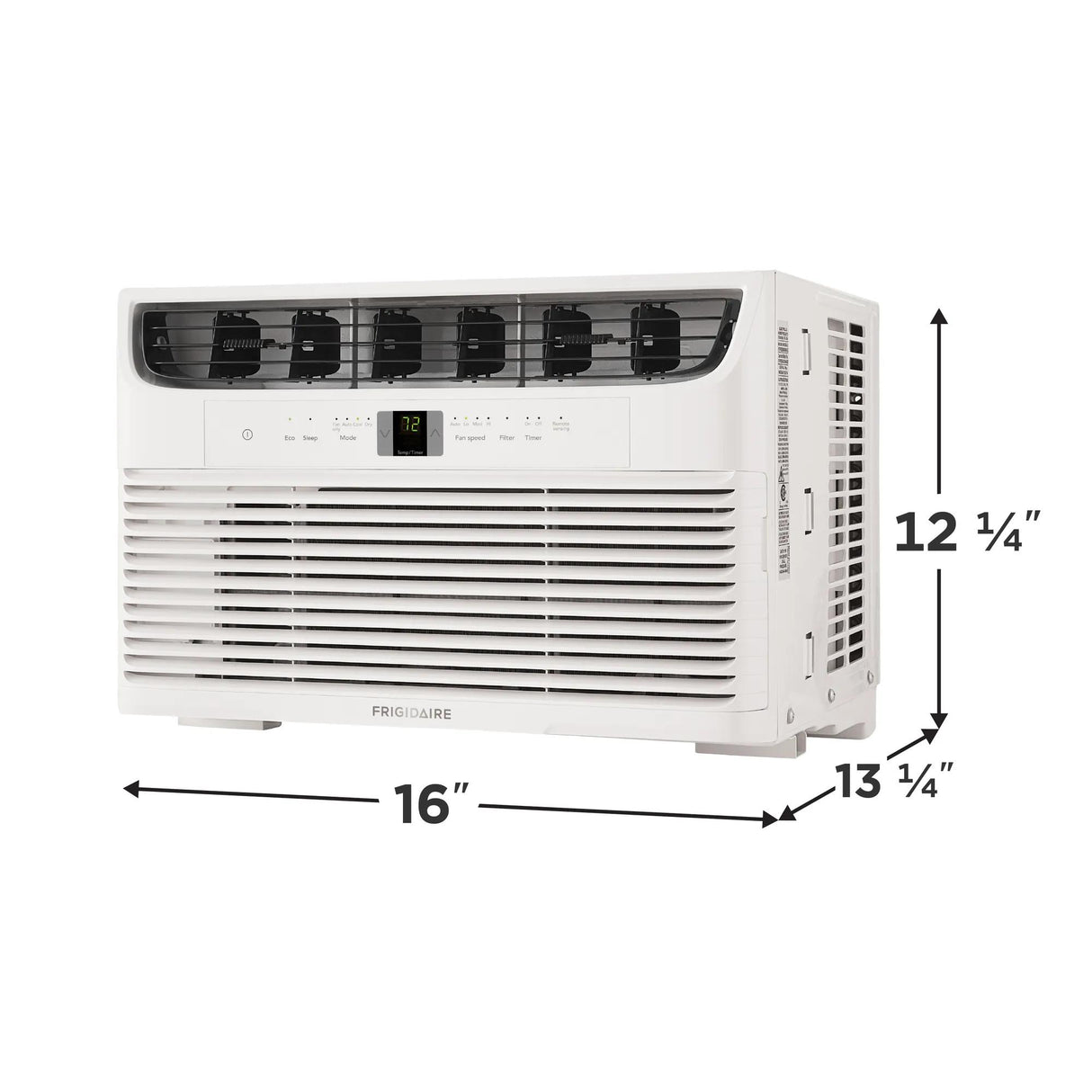 Frigidaire 8,000 BTU Window Air Conditioner with Remote, Cools 350 Sq. Ft., White - FHWC083TC1