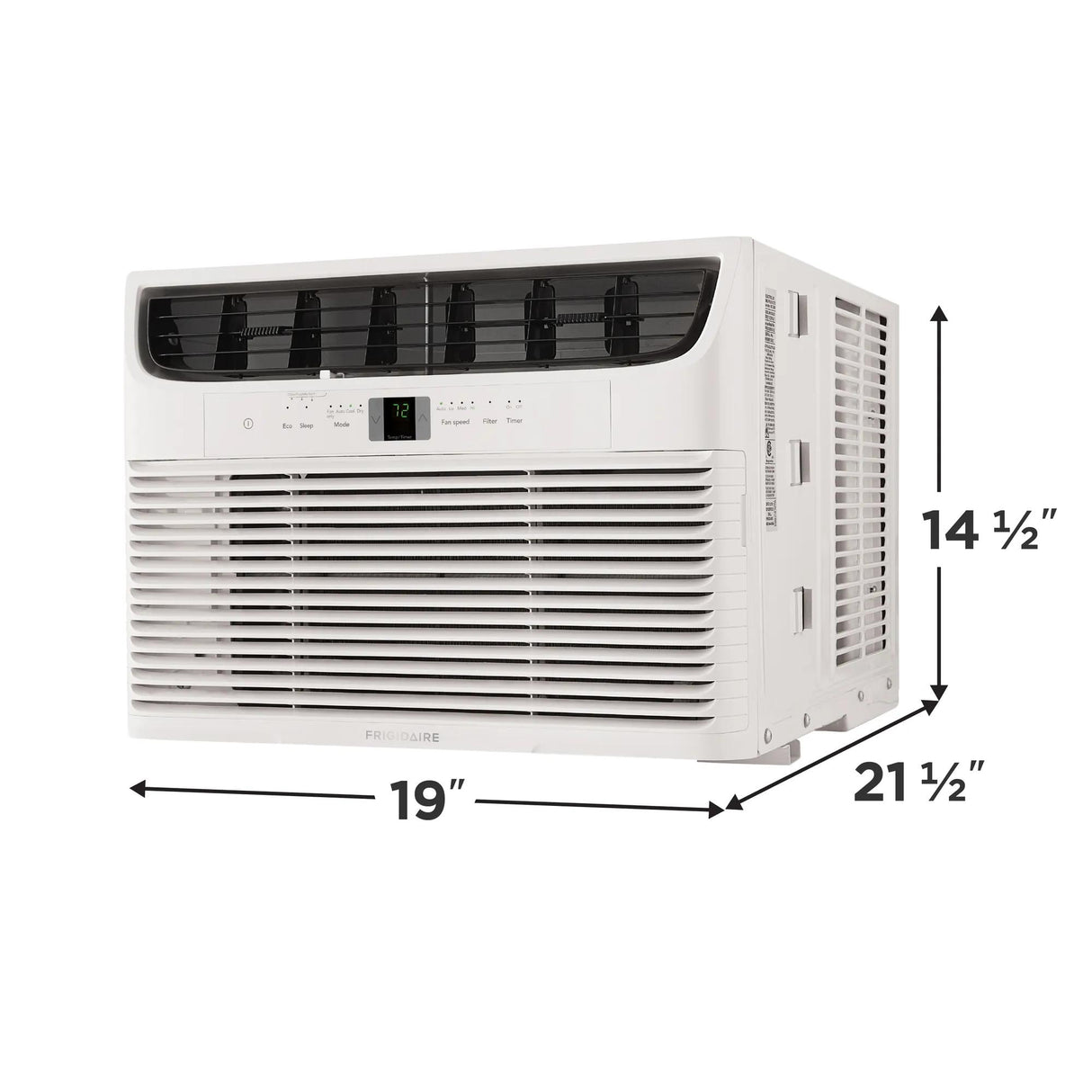 Frigidaire 10,000 BTU Window Air Conditioner with Remote, Cools 450 Sq. Ft., White - FHWC103TC1