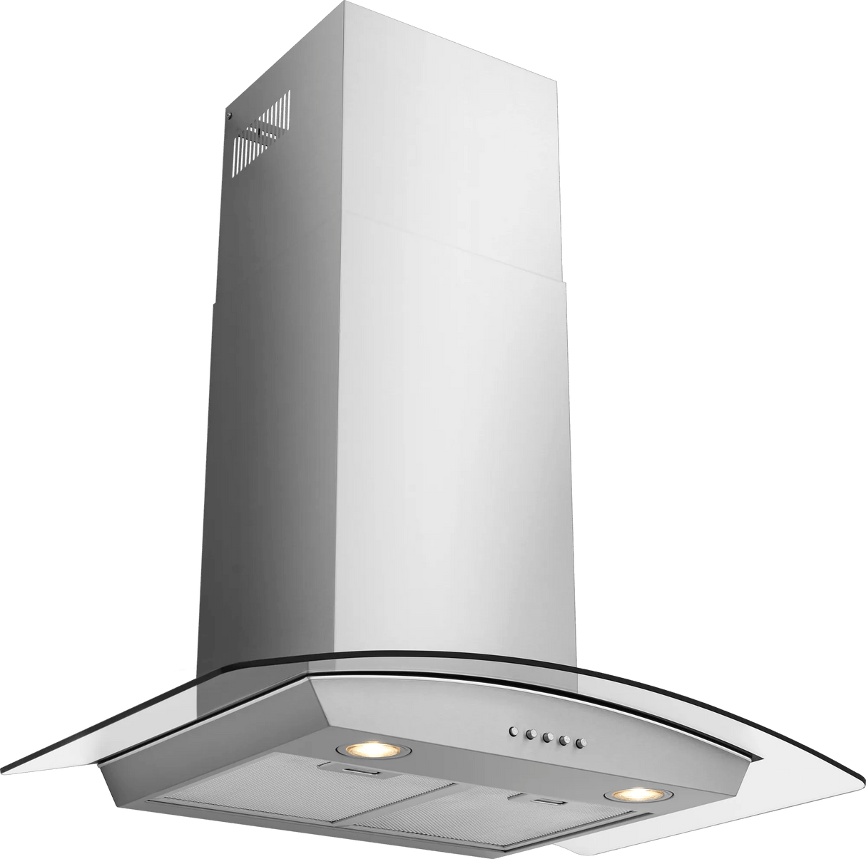 Frigidaire 30" Glass Canopy Wall-Mount Range Hood, 340 CFM, Stainless Steel