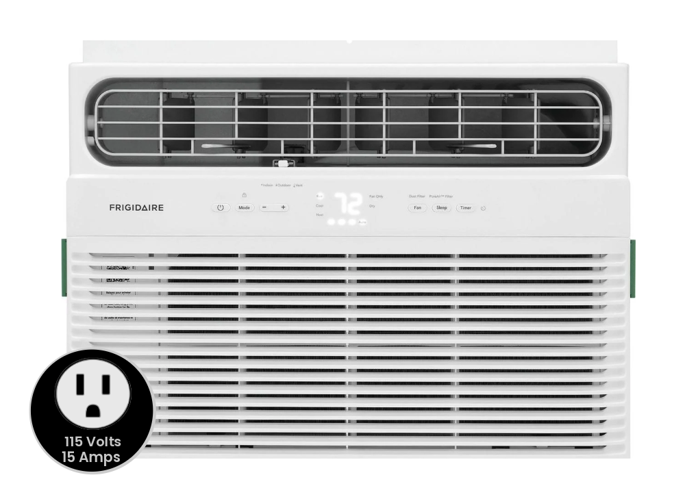 Frigidaire 8,000 BTU Window Room Air Conditioner with Supplemental Heat - (FHWH084WB1)