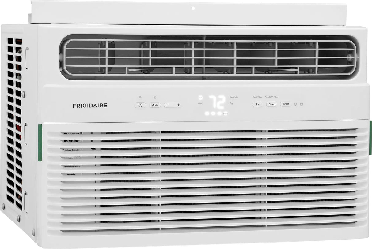 Frigidaire 8,000 BTU Smart Window Air Conditioner with Wi-Fi, Cools 350 Sq. Ft., White - FHWW084TE1