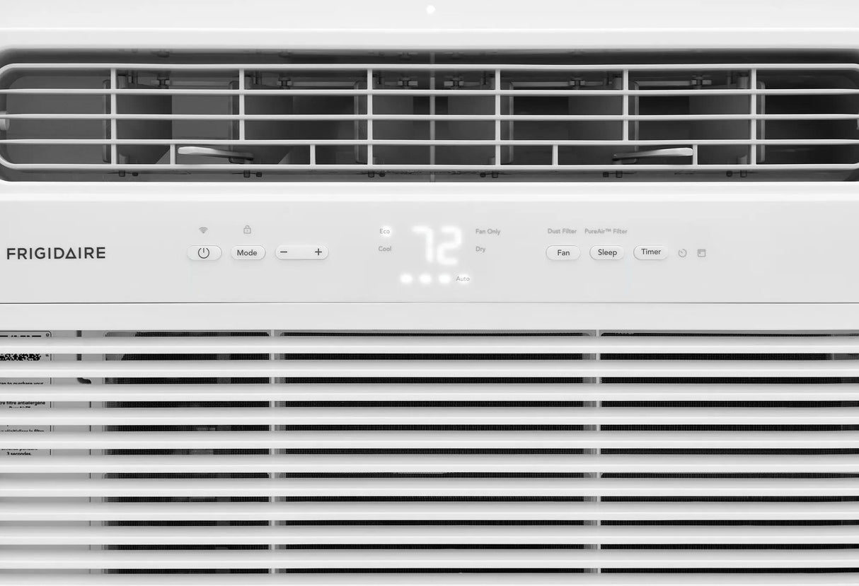 Frigidaire 8,000 BTU Smart Window Air Conditioner with Wi-Fi, Cools 350 Sq. Ft., White - FHWW084TE1