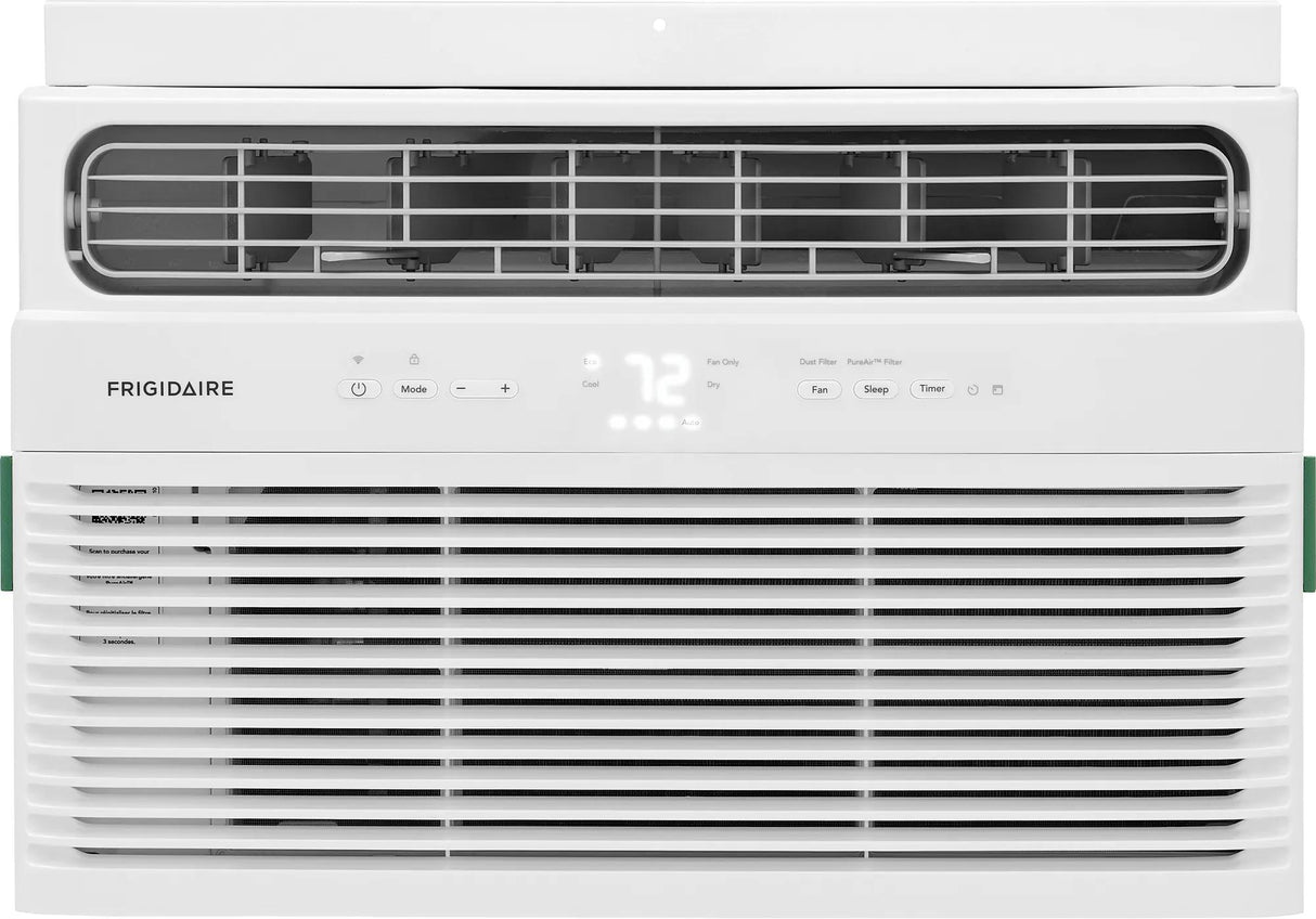 Frigidaire 8,000 BTU Smart Window Air Conditioner with Wi-Fi, Cools 350 Sq. Ft., White - FHWW084TE1