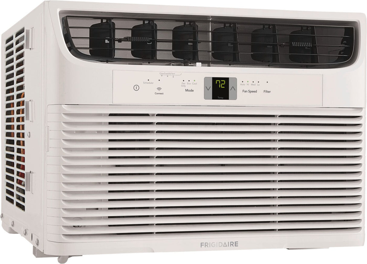 Frigidaire FHWW123WB1 12,000 BTU WiFi Connected Window-Mounted Room Air Conditioner left side view