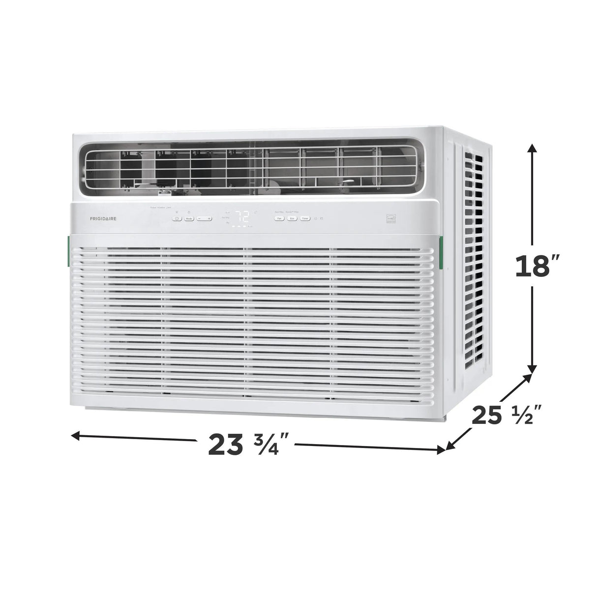 Frigidaire 18,000 BTU Inverter Smart Window Air Conditioner with Wi-Fi, Energy Star, 230V, Cools 1,050 Sq. Ft., White - FHWW185WE2