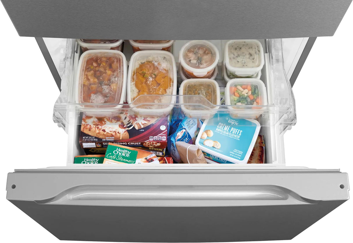 Frigidaire FRBE1925AF – freezer loaded
