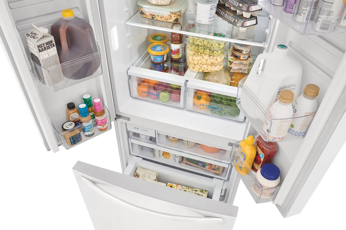 18 Cu. Ft. Counter-Depth French Door Refrigerator - (FRFG1723AW) -