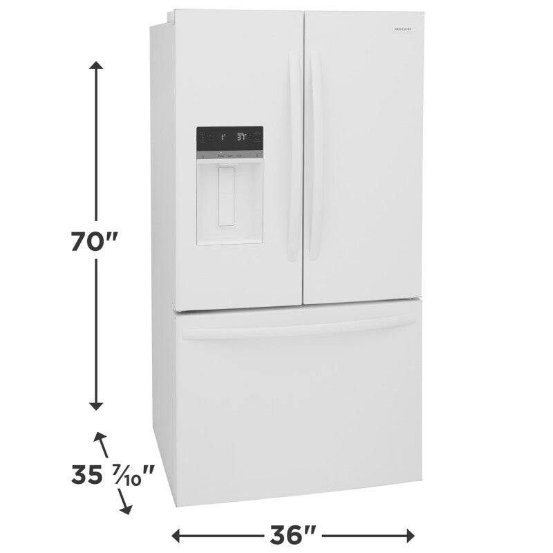 Frigidaire 27.8 Cu. Ft. Standard-Depth French Door Refrigerator - (FRFS2823AW) - FRIGIDAIRE