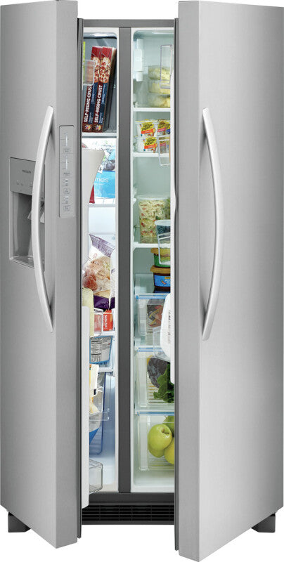 Frigidaire 22.3 Cu. Ft. 36" Counter Depth Side by Side Refrigerator - (FRSC2333AS) - FRIGIDAIRE